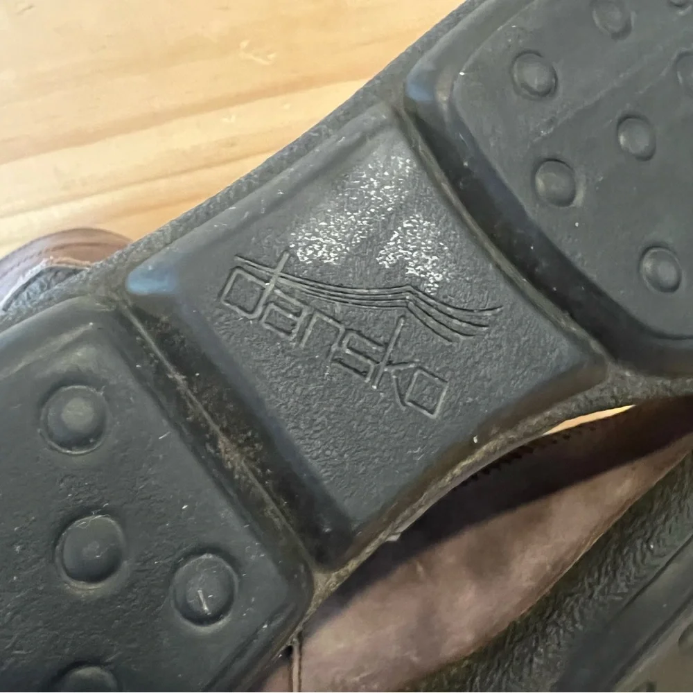 Dansko Mid-calf Moto Boots in Brown Leather size 38 - Picture 10 of 12